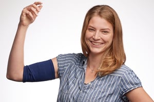 Patientin mit PICC-Cover